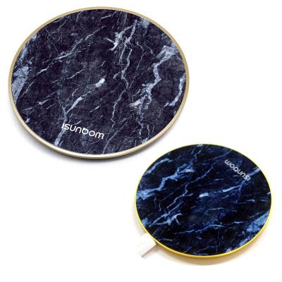 China Mobile Phone Fasr Charging Marble Wireless Charging Pad for iphone 8 for sale