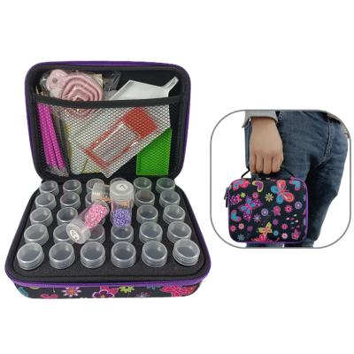 China 30 Bottles Tool Bag Suitcase Drill Zipper Diamond Embroidery Accessories Diamond Painting Viable Storage Box Jewelry for sale