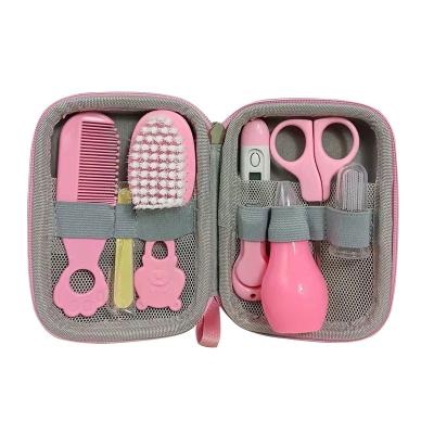 China Simple EVA Newborn Baby Grooming Kit Nail Clipper Scissors Hair Care Kit Baby Sweep Comb Safety Care Case for sale