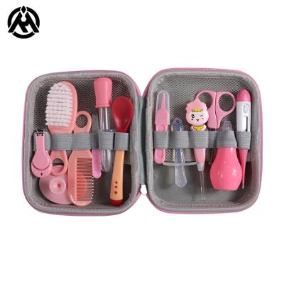 China Simple 14 PCS Baby Care Set Health Care Grooming Kit Nail Scissor Cutter Bath Thermometer Infant Nursery Manicure Tools for sale