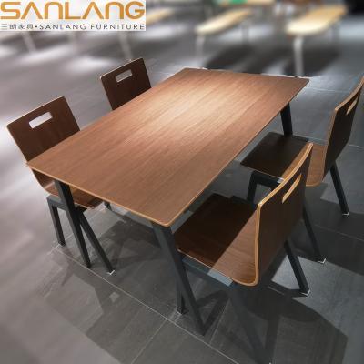 China Good price extendable event cafe tables and chair dining table seat wholesale canteen chair stackable furniture for sale