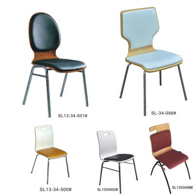 China Modern Design Leather Danish Chair Folded Plywood Dining Chair for sale