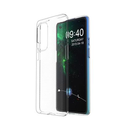 China Hot Sales Anti-fall Crystal Clear Ultra Thin Soft TPU Back Cover Cell Phone Rubber Transparent Thin Case For OnePlus 8 for sale