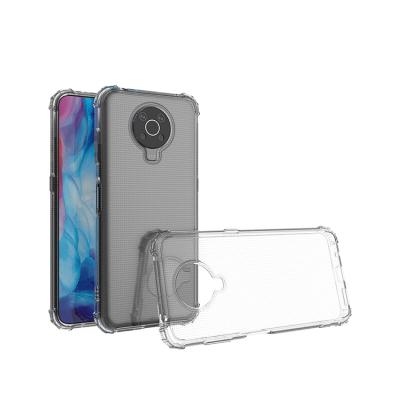 China Four Conrer Crystal Clear TPU Transparent Shockproof 1.5mm Cell Phone Cases For Nokia G20 for sale