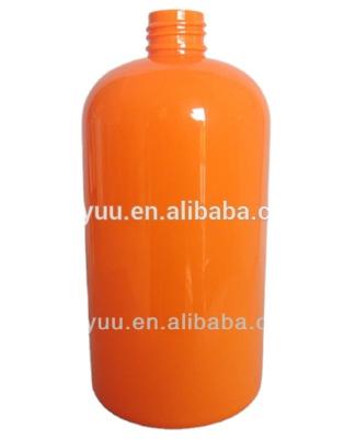 China High Quality Unique Household Products PET 500ml Orange Plastic Empty Shampoo Bottles For Toner Bottle Hair Oil Bottle Household Wholesale for sale