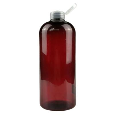 China Household Products Professional 1000ml PET Shampoo Bottle Conditioner Plastic Bottle Shower Container For Cosmetic Packaging Wholesale for sale