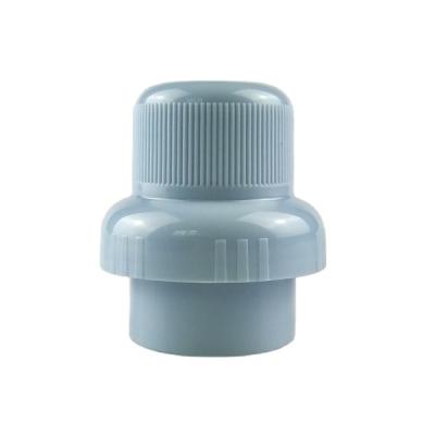 China Household Products 48mm Clear Plastic Fabric Stripper Measuring Cap For Clothing Softener Foam Liquid Wholesale for sale