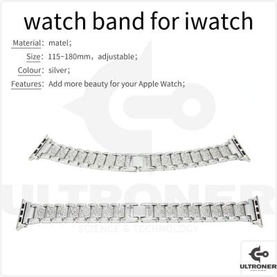 China Single Loop Mesh Quick Release Wristband Sport Metal Stainless Steel Watch Bands Compatible With Apple Watch for sale