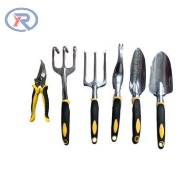 China Garden Finishing 2021 Hot Sales 6pcs High Quality Good Hand Garden Tool Kits for sale