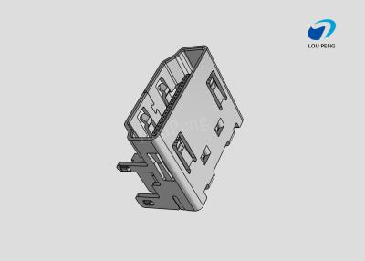 China HDMI Connectors, Receptacle, Standard Profile, 1 Port, Top, Right Angle, Surface Mount, Tape for sale