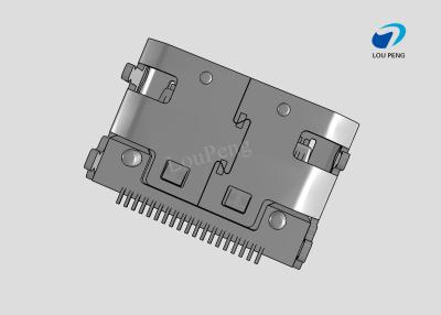 China mini hdmi connector 19pin SMD Gold-Plated for sale