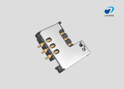 China SIM Connectors, SIM Card Connectors, 2FF mini SIM Compatible Card, 6 Position, 2.54mm [.1in] Centerline,SMT for sale