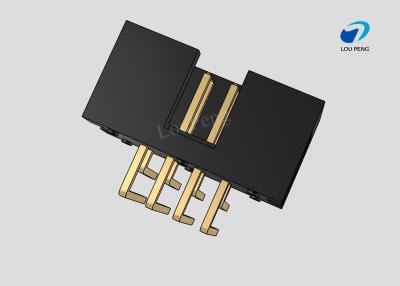 China IDC Header connector, PCB Mount Receptacle, Board-to-Board, 2X4 Position, 2.54mm Pitch, Gold Flash, Right angle for sale