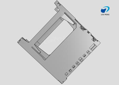 China SD Card Connectors, Secure Digital Compatible Card, 9 Position, Surface Mount, Right Angle for sale