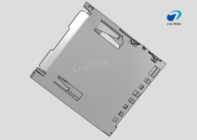 China SD Card Connectors, Secure Digital Compatible Card, 9 Position, Surface Mount, Right Angle for sale