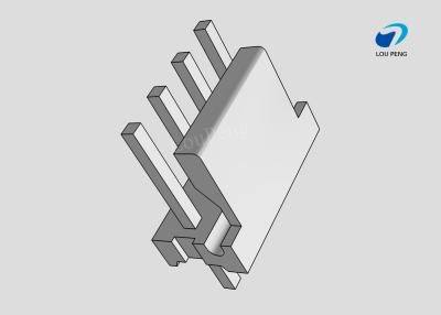 China PCB Mount Header, vertical, Wire-to-Board, 4 Position, 3.96mm Pitch, Tin, Natural Housing Color, Shrouded / Solid for sale