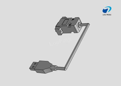 China USB Cable Assemblies, USB 9-Position Plug, AM to D-SUB 9PIN Female, Double-Ended, Standard, 28AWG Wire Size, Black for sale