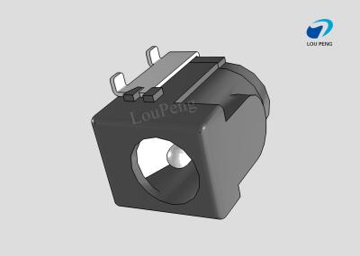 China DC Jack Connectors, Cable-to-Board, 4 Position, Jack, 25VDC Operating Voltage, Right Angle, Printed Circuit Board, SMD for sale