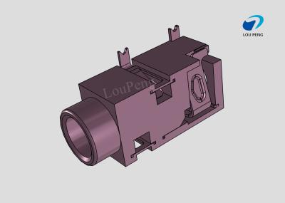 China DC Jack Connectors, Cable-to-Board, 4 Position, Phone Jack, Right Angle, Printed Circuit Board, SMT for sale