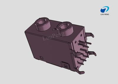 China DC Jack Connectors, Cable-to-Board, 9 Position, Phone Jack, Right Angle, Printed Circuit Board, DIP for sale