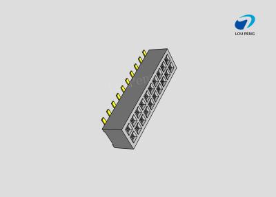 China Female header, PCB Mount Receptacle, Vertical, Board-to-Board, 20 Position, 2.0mm Pitch, double row, Gold Flash, SMT for sale