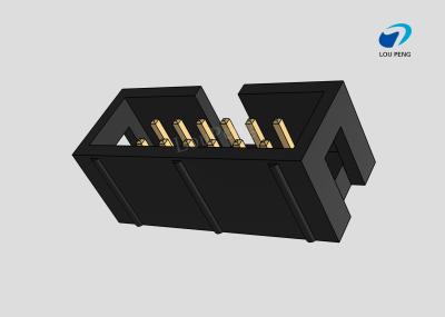 China IDC Header connector, PCB Mount Receptacle, Board-to-Board, 2x6 Position, 2.0mm Pitch, Gold Flash, vertical，DIP for sale