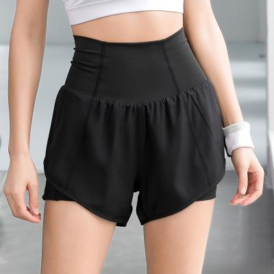 China Breathable Women Relaxed Fit Breathable Airy Plus Size Sporty Workout Shorts With Pockets for sale