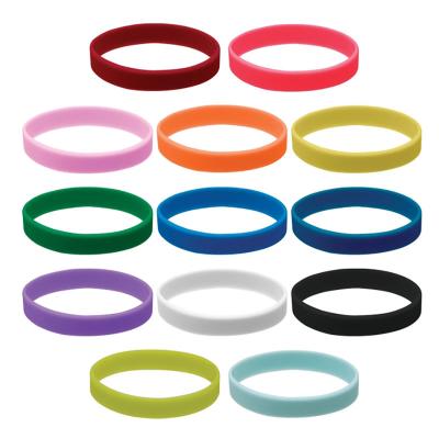 China OEM Quality Silicone Wrist Band Wrist Band Silicone Eco-friendly Premium Quality Professional Temperature White Rubber Wristband for sale