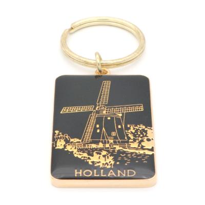 China Hot Selling New Style Sublimation Metal Coin Holder Custom Metal Key Chain for sale