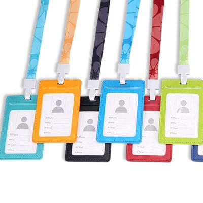 China Promotional Gifts Lanyard Aluminum Custom Logo Printing ID Badge Holder for sale