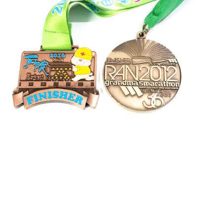 China Wholesale high quality europe sports 3d swimming gold medals with packing for sale