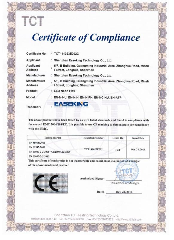 CE - Shenzhen Easeking Technology Co., Ltd.