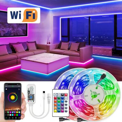 China Magic LANDSCAPE 15m Pro Home APP Control Colors Changing Indoor WIFI RGB Smart Lighting Decoration Led Strips Room for sale