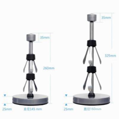 China ONE HAND Standing Stainless Steel Paper Towel Holder Kitchen With Heavy Base And Magnetic Bottom for sale