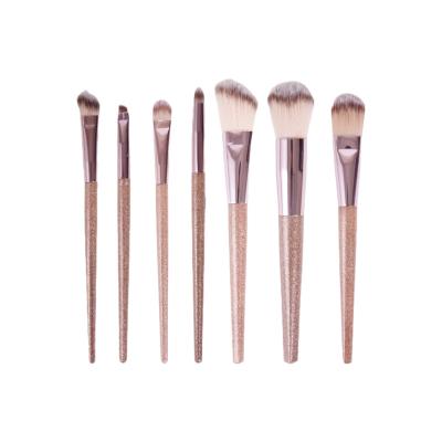 China Wholesale Hot Selling Face Makeup Brush 8pcs Makeup Brush Set Logo Professional Custom Tools Pink Beauty Cosmetic Tools for sale