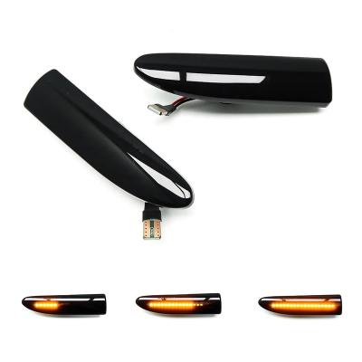 China Brief & Single Color LED Mirror Beacon Rear View Mirror Marker Lamp Side Trim For Jaguar 2002-2009 Type X for sale