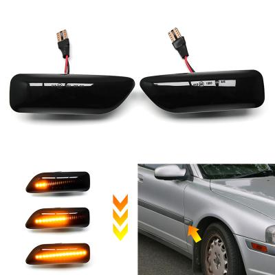 China Led Dynamic Side Marker Damper Blinker Lamp Sequential Blinker Lamp For Volvo S60 S80 MK1 V70 Switch MK2 XC70 XC90 2003-2009 S60 for sale