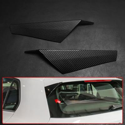 China Brief & Single Wing Splitter Trim Sticker Accessories Color Rear Window Side Spoiler Cover For VW GOLF 8 GTE GTD GTI 2019-2021 for sale