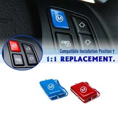 China Luxury Car M Mode Button Steering Wheel For BMW M3 E90 E92 E93 2007-2013 3 Series Accessories Switch Peplacement Cap Sports for sale