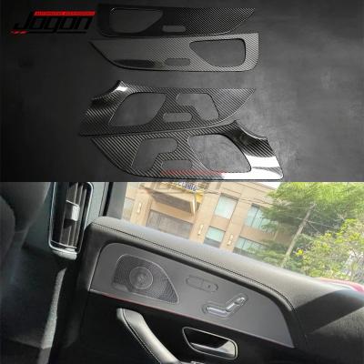 China Accessories 100% Carbon Fiber For Mercedes Benz GLE Class W167 GLE350 400 2020 GLS X167 Car Side Door Panel Cover Trim Interior Accessories for sale