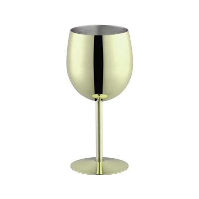 China Gold Success 350ml Amazon Red Tumbler Tumbler Double Wall Stem Wine Metal Goblets Eco-friendly Stainless Steel Vacuum Glass for sale