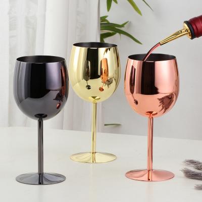 China Amazon Red Tumbler Success 350ml Double Wall Stem Tumbler Copper Tumbler Wine Metal Goblets Eco-friendly Stainless Steel Vacuum Glass for sale