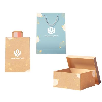 China High Quality Recycled Materials Clothing Underwear Perfume Opens Paper Bag Packaging Paper Bags With Your Own Logo for sale