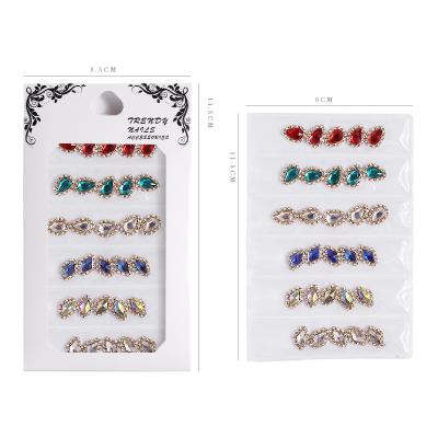 China Easy Apply New Products 2021 Nails Press On Short Bling Press On Nails Pre Pack Nail Art for sale