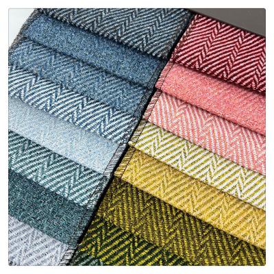 China Simple Water Resistant Polyester Fabrics Sofa Cover Fabric Linen Furniture Fabric for sale