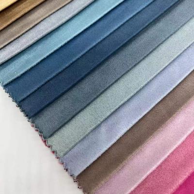 China Water Resistant Sofa Materials Furniture Upholstery Fabric And Thick Stretch Suede Fabric for sale