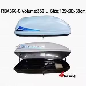 China RBA360 Sonnenschein Auto Dach Montage Box Universal Composite Kunststoff ABS Langlebig Billig Preis Hot Sale für Reise Gepäck Auto Ra zu verkaufen