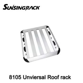 China SunSingRack 8105 Hot Sale SUV 4x4 Roof Mount Basket Durable Aluminum Alloy and Nylon Luggage Carrier with Locks for sale