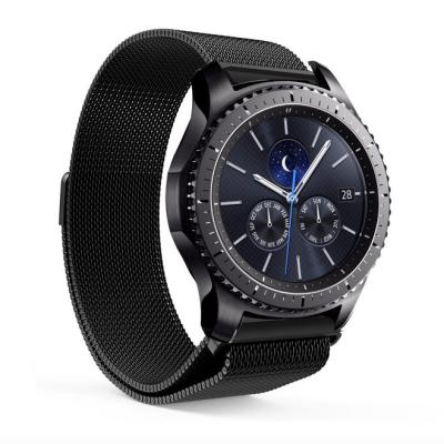 China Stainless Steel 22mm Milanese Loop Strap For Samsung Gear S3 for sale