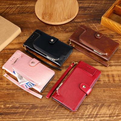 China Wholesale Shockproof Leather Wallet Phone Case With Credit Card Slot For Huawei Mate 40 Pro Case P50 Leather Cover for sale